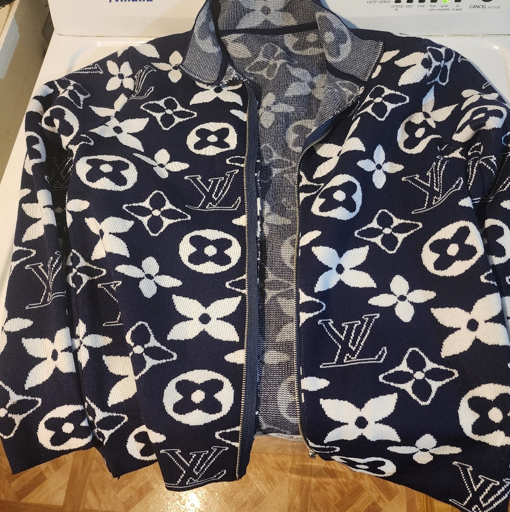 Printed Blue and White Floral Set